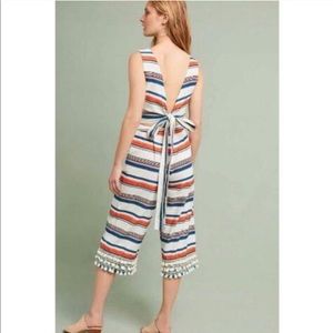 Moon River striped jumpsuit